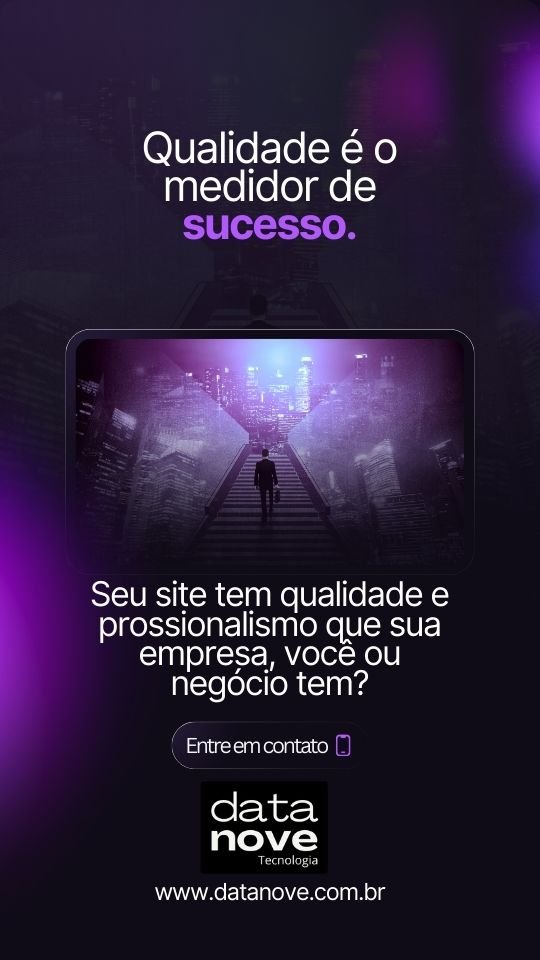 Data Nove Tecnologia, Sites, Ecommerce, SEO, Suporte