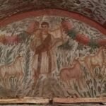 Pintura mais bem preservada com representação de Jesus achada